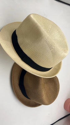 Natural Straw Summer Hats with Adjustable Chin Strap for Women