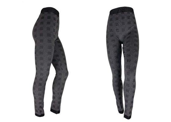 Working Suit Shape Retention Quick Dry High Rise Gym Leggings Plus Size Plaid Leggings