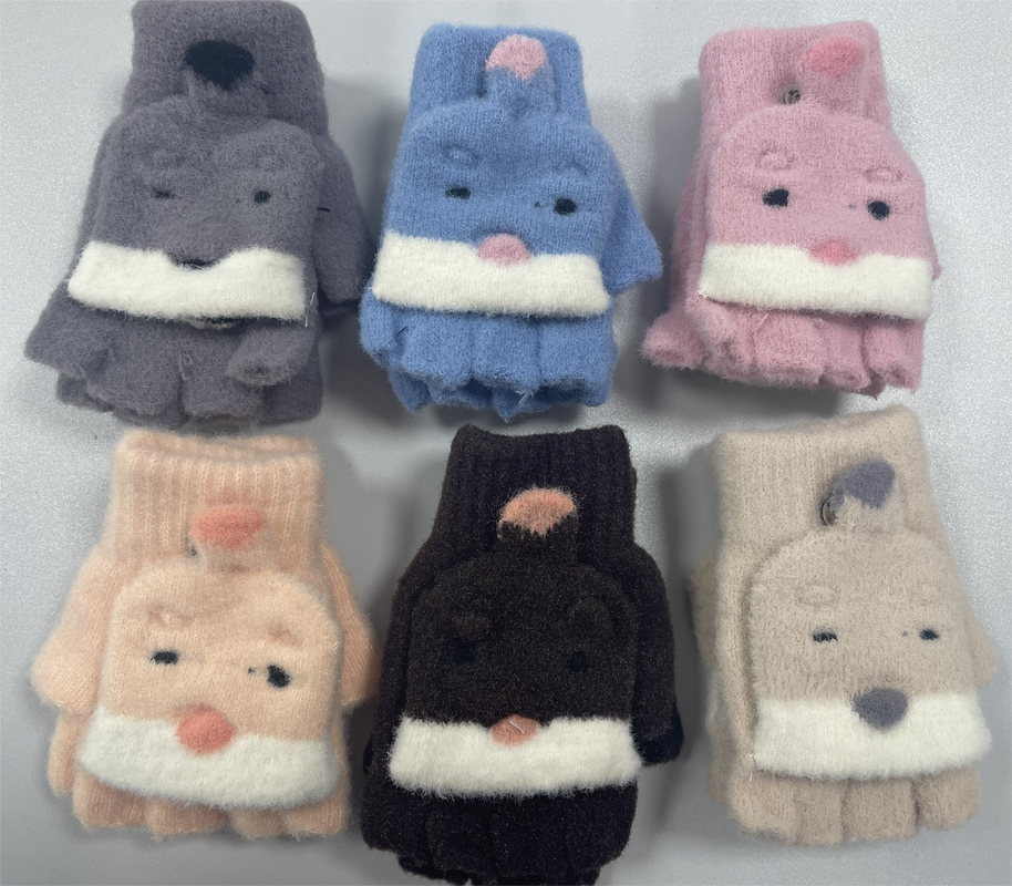 Custom Designed Winter Knit Gloves Insulated Cozy Pair for Unisex Warmth