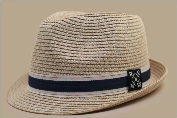 Crown Height 4 Inches Straw Hats for Summer Adjustable Chin Strap Womens Hats