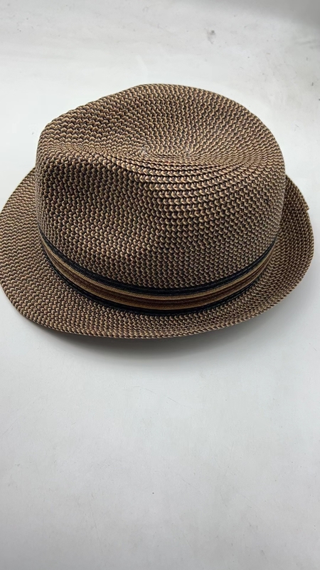 Womens Protective Summer Straw Hat With Ribbon Width Approximately 3 Inches