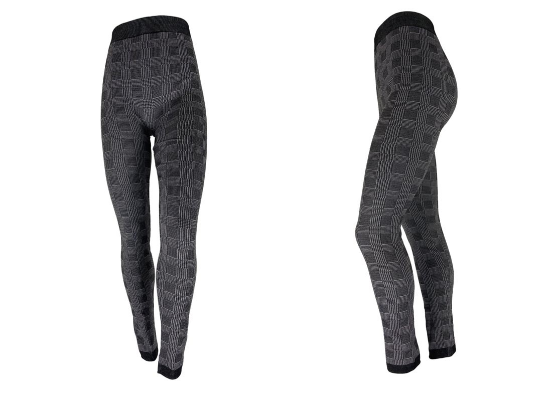 Working Suit Shape Retention Quick Dry High Rise Gym Leggings Plus Size Plaid Leggings